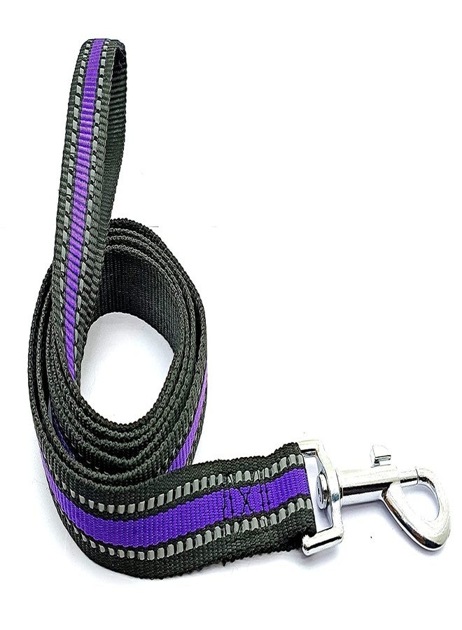 Pups&Pets Pets Reflective Harness with Leash | Adjustable Durable 0.75 inch Vest Harness and Leash | Comfortable Walking Harness Set for pet & Dog (Purple) - Image 3